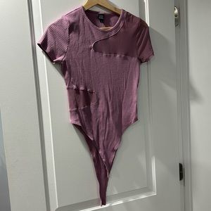 Purple Short Sleeve Bodysuit